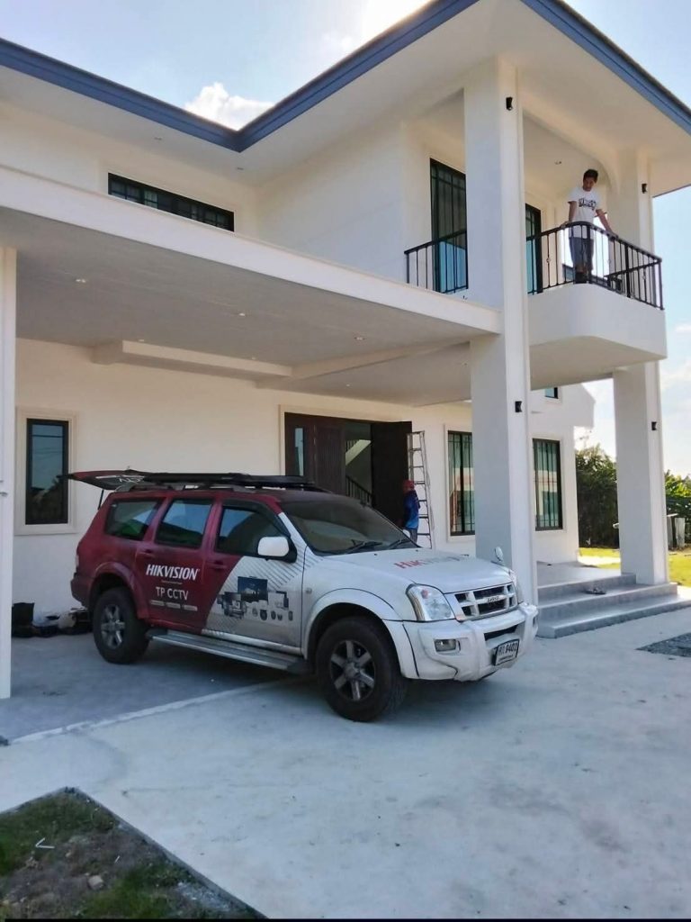 ติดตั้งกล้องวงจรปิดบ้าน นนทบุรี โดยทีมงาน TP Security and Solution Co., Ltd