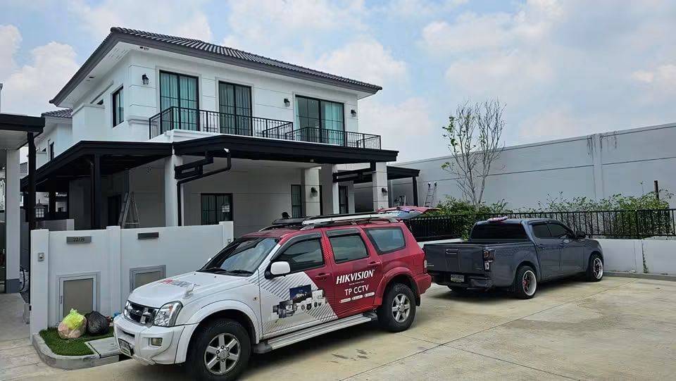 ติดตั้งกล้องวงจรปิด-ลัดดารมย์-ราชพฤกษ์-นนทบุรี-hikvision-4mp